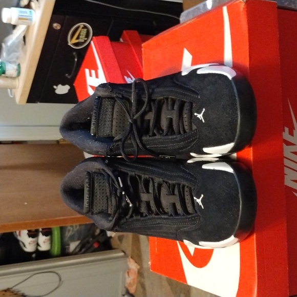 Jordan 14 retro black white size 8.5 - Picture 3 of 10
